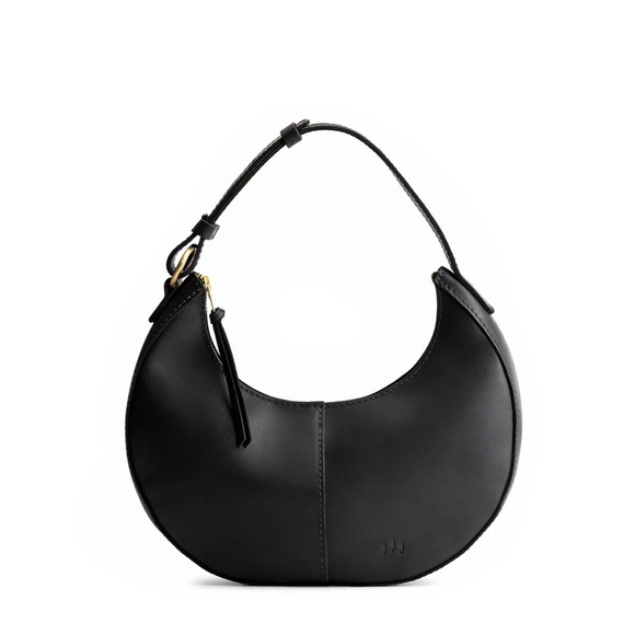 Portland Leather Company Nora Shoulder Bag Black Classic